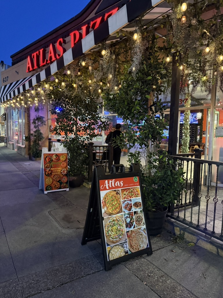 Atlas Pizza Signage